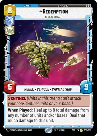 {SW-R}Redemption - Medical Frigate (052/252) [Spark of Rebellion]