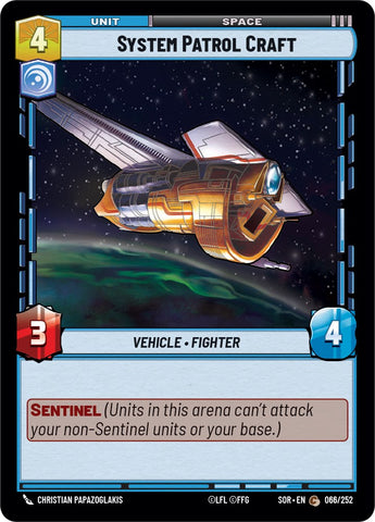 {SW-R}System Patrol Craft (066/252) [Spark of Rebellion]