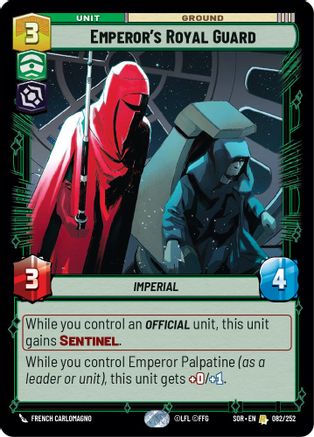 {SW-R} Emperor's Royal Guard (082/252) [Spark of Rebellion]