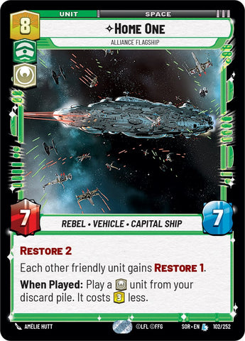 {SW-R}Home One - Alliance Flagship (102/252) [Spark of Rebellion]