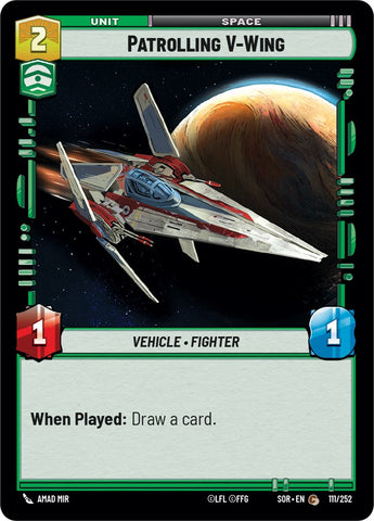 {SW-C}Patrolling V-Wing (111/252) [Spark of Rebellion]