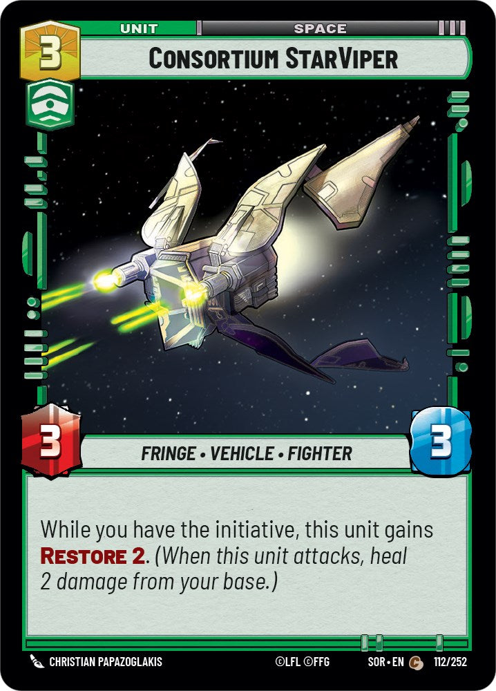 {SW-C} Consortium StarViper (112/252) [Spark of Rebellion]