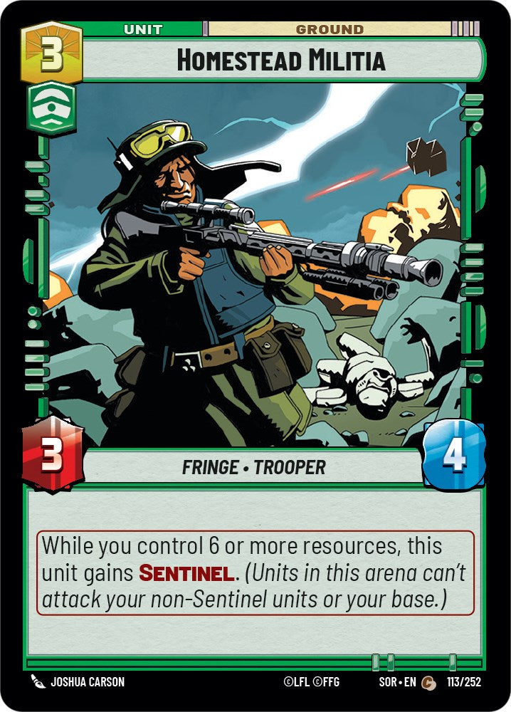 {SW-C} Homestead Militia (113/252) [Spark of Rebellion]