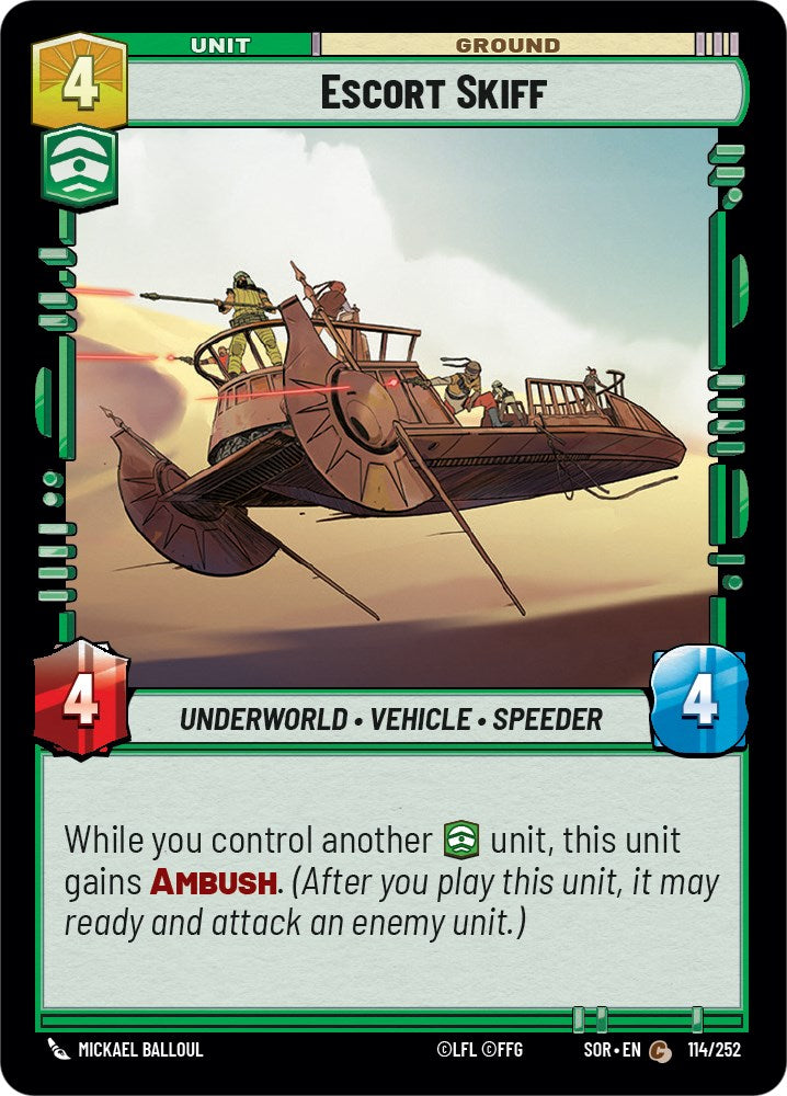 {SW-C} Escort Skiff (114/252) [Spark of Rebellion]