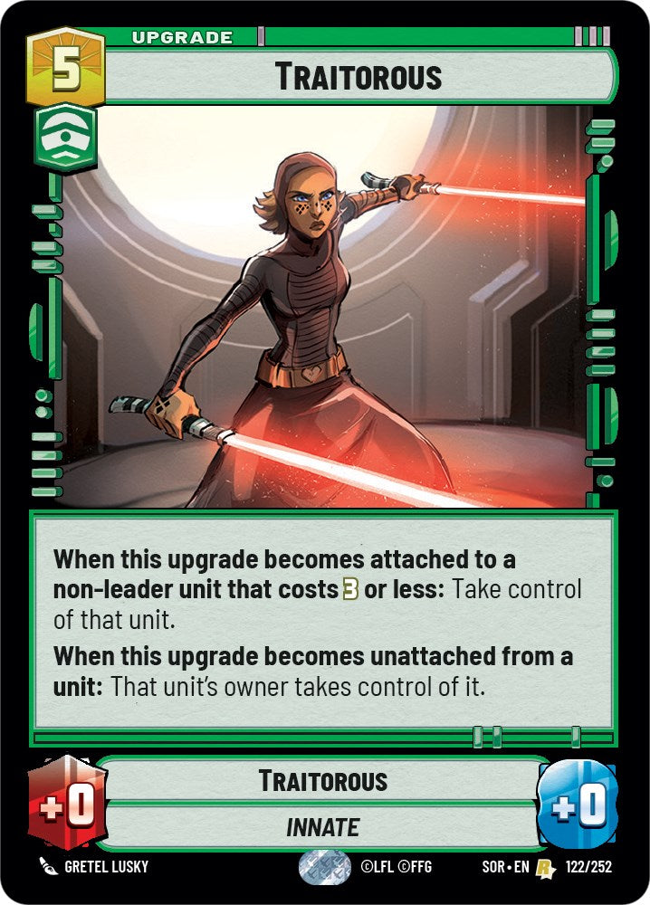 {SW-R}Traitorous (122/252) [Spark of Rebellion]