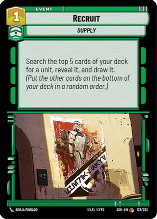 {SW-C}Recruit (123/252) [Spark of Rebellion]