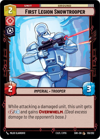 {SW-C}First Legion Snowtrooper (130/252) [Spark of Rebellion]