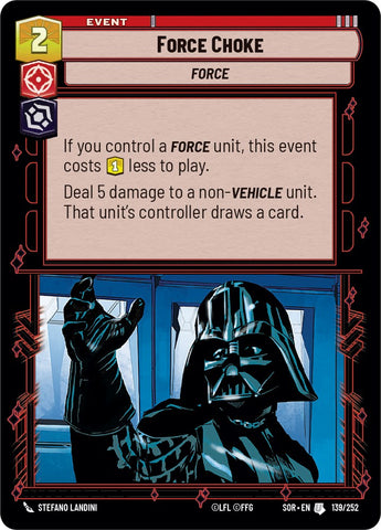 {SW-C}Force Choke (139/252) [Spark of Rebellion]