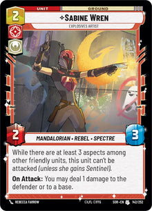 {SW-C}Sabine Wren - Explosives Artist (142/252) [Spark of Rebellion]