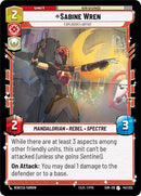 {SW-C}Sabine Wren - Explosives Artist (142/252) [Spark of Rebellion]
