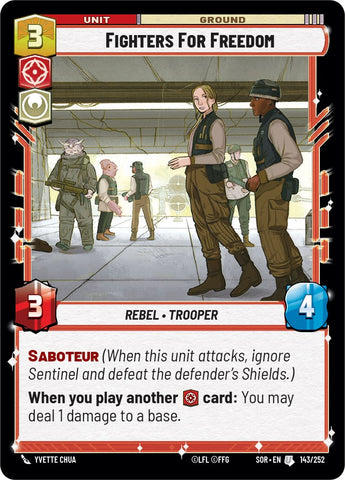 {SW-C}Fighters For Freedom (143/252) [Spark of Rebellion]