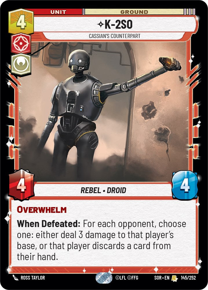 {SW-R}K-2SO - Cassian's Counterpart (145/252) [Spark of Rebellion]