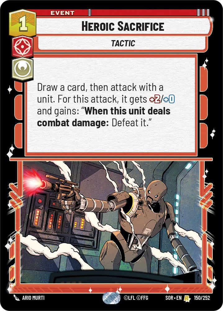 {SW-R}Heroic Sacrifice (150/252) [Spark of Rebellion]