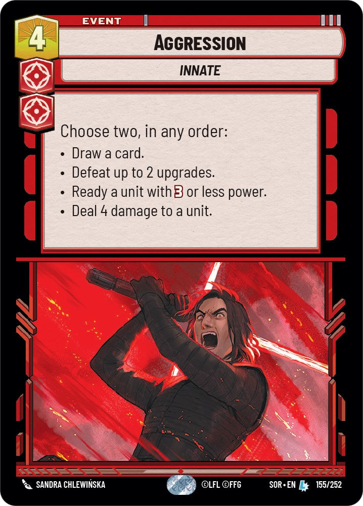 {SW-R} Aggression (155/252) [Spark of Rebellion]