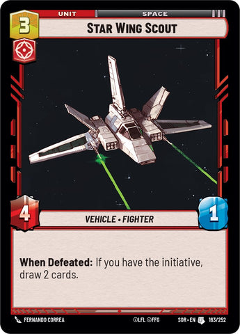 {SW-C}Star Wing Scout (163/252) [Spark of Rebellion]