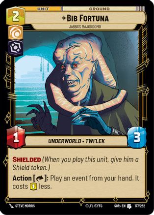 {SW-C}Bib Fortuna - Jabba's Majordomo (177/252) [Spark of Rebellion]