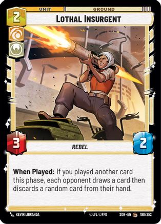 {SW-C} Lothal Insurgent (190/252) [Spark of Rebellion]
