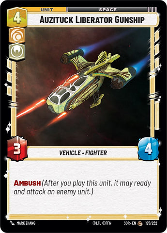 {SW-C}Auzituck Liberator Gunship (195/252) [Spark of Rebellion]