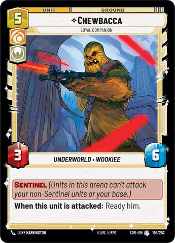 {SW-C}Chewbacca - Loyal Companion (196/252) [Spark of Rebellion]