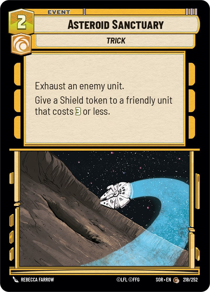 {SW-C}Asteroid Sanctuary (218/252) [Spark of Rebellion]