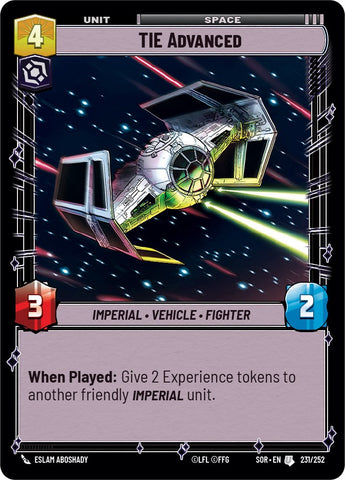 {SW-C}TIE Advanced (231/252) [Spark of Rebellion]