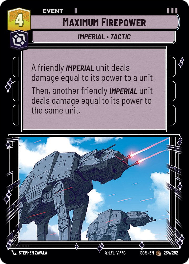 {SW-C} Maximum Firepower (234/252) [Spark of Rebellion]