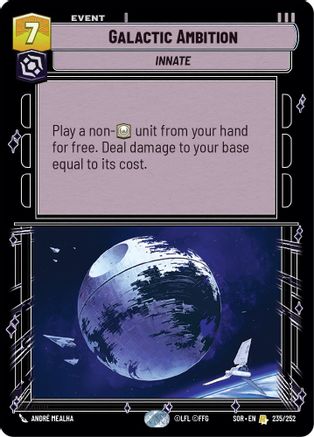 {SW-R}Galactic Ambition (235/252) [Spark of Rebellion]
