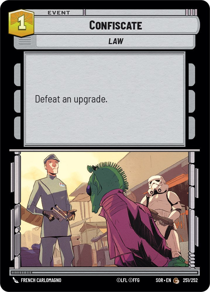 {SW-R}Confiscate (251/252) [Spark of Rebellion]