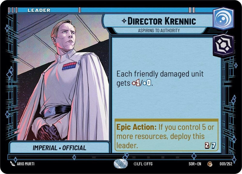 {SW-C} Director Krennic - Aspiring to Authority (001/252) [Spark of Rebellion]