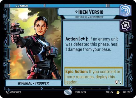 {SW-LD}Iden Versio - Inferno Squad Commander (002/252) [Spark of Rebellion]