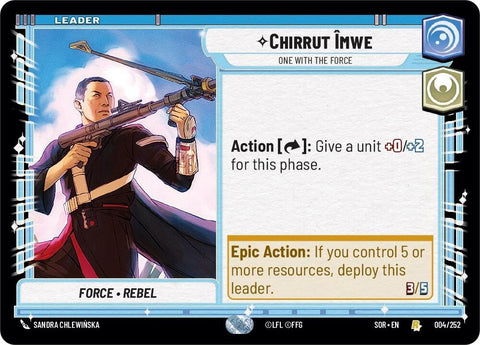 {SW-LD}Chirrut Imwe - One With The Force (004/252) [Spark of Rebellion]