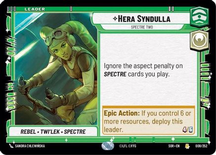 {SW-LD}Hera Syndulla - Spectre Two (008/252) [Spark of Rebellion]