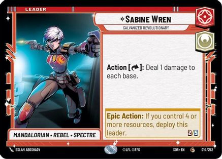 {SW-LD}Sabine Wren - Galvanized Revolutionary (014/252) [Spark of Rebellion]