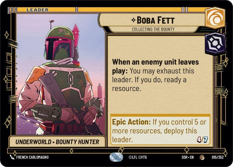 {SW-LD}Boba Fett - Collecting the Bounty (015/252) [Spark of Rebellion]