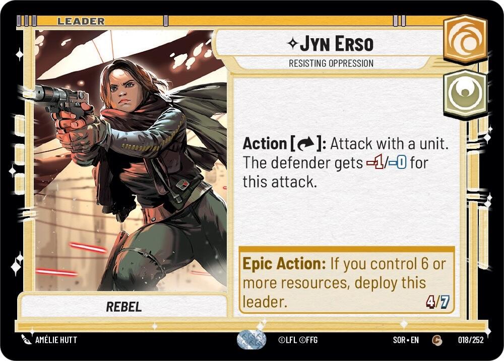 {SW-LD}Jyn Erso - Resisting Oppression (018/252) [Spark of Rebellion]