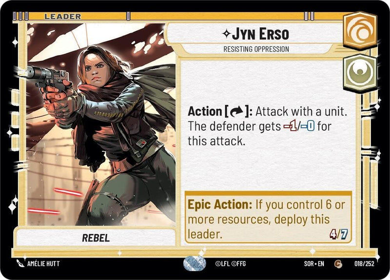 {SW-LD}Jyn Erso - Resisting Oppression (018/252) [Spark of Rebellion]