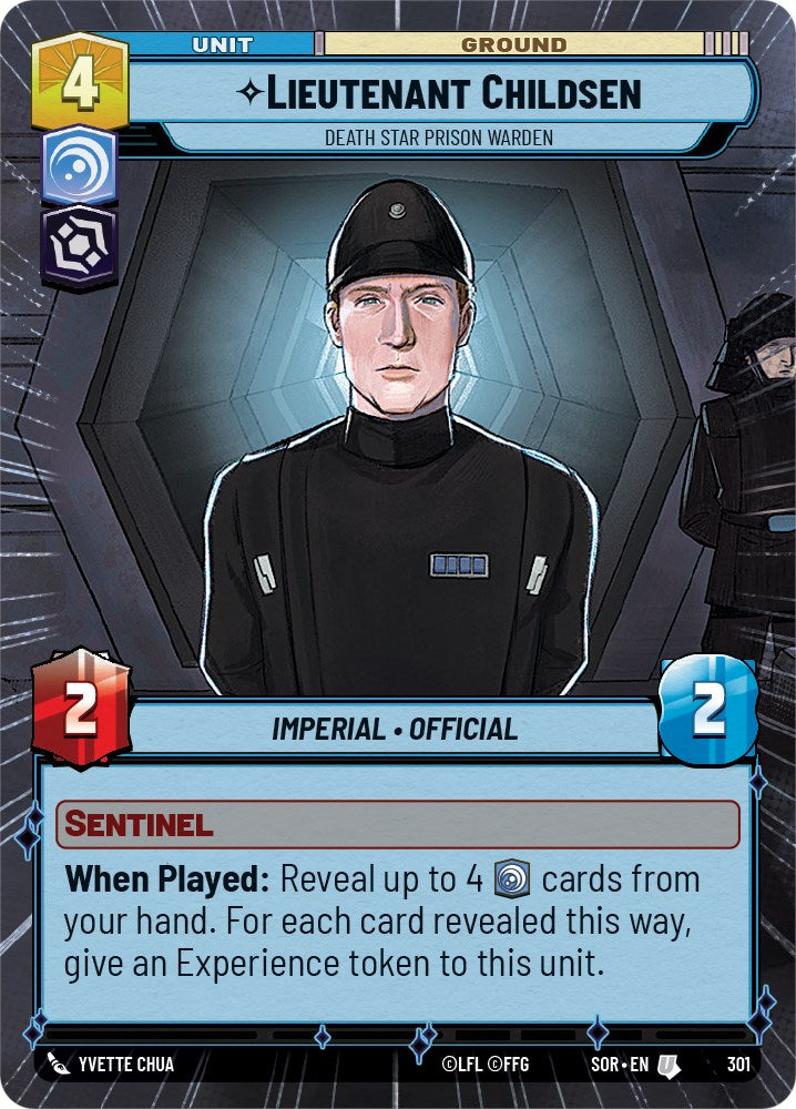 {SW-C}Lieutenant Childsen - Death Star Prison Warden (Hyperspace) (301) [Spark of Rebellion]