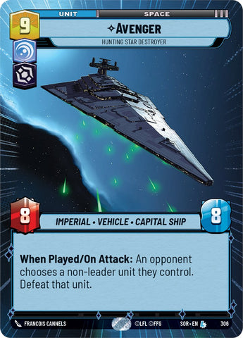 {SW-R}Avenger - Hunting Star Destroyer (Hyperspace) (306) [Spark of Rebellion]