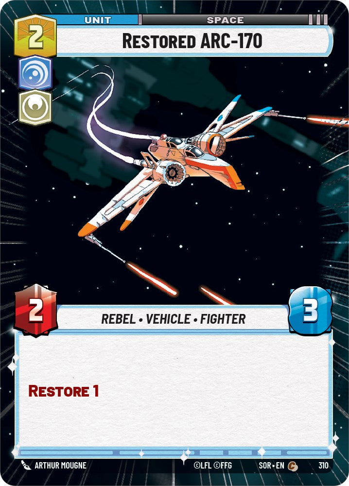 {SW-C}Restored ARC-170 (Hyperspace) (310) [Spark of Rebellion]
