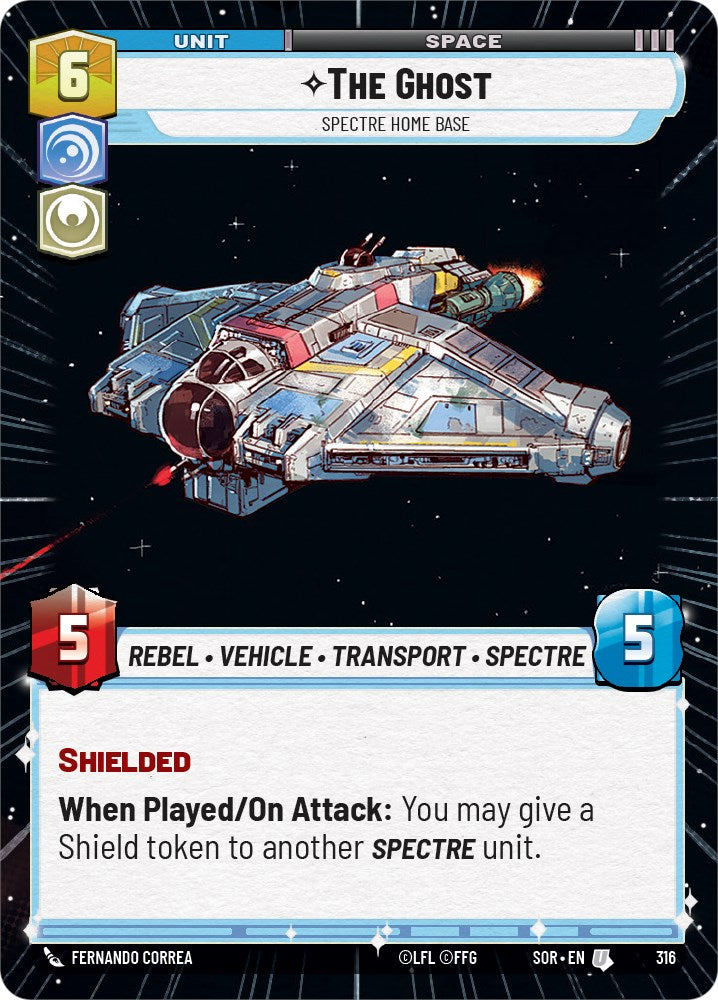 {SW-C} The Ghost - Spectre Home Base (Hyperspace) (316) [Spark of Rebellion]