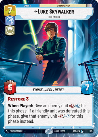 {SW-R}Luke Skywalker - Jedi Knight (Hyperspace) (317) [Spark of Rebellion]
