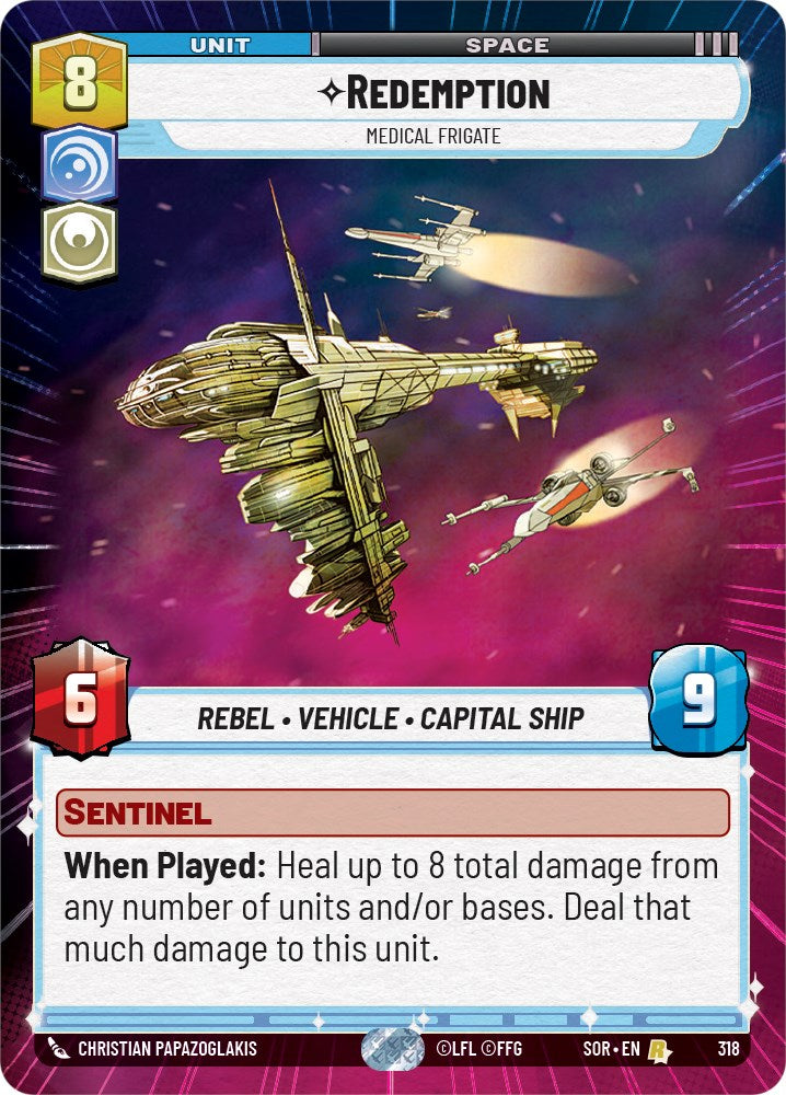 {SW-R}Redemption - Medical Frigate (Hyperspace) (318) [Spark of Rebellion] - Misty Mountain Games