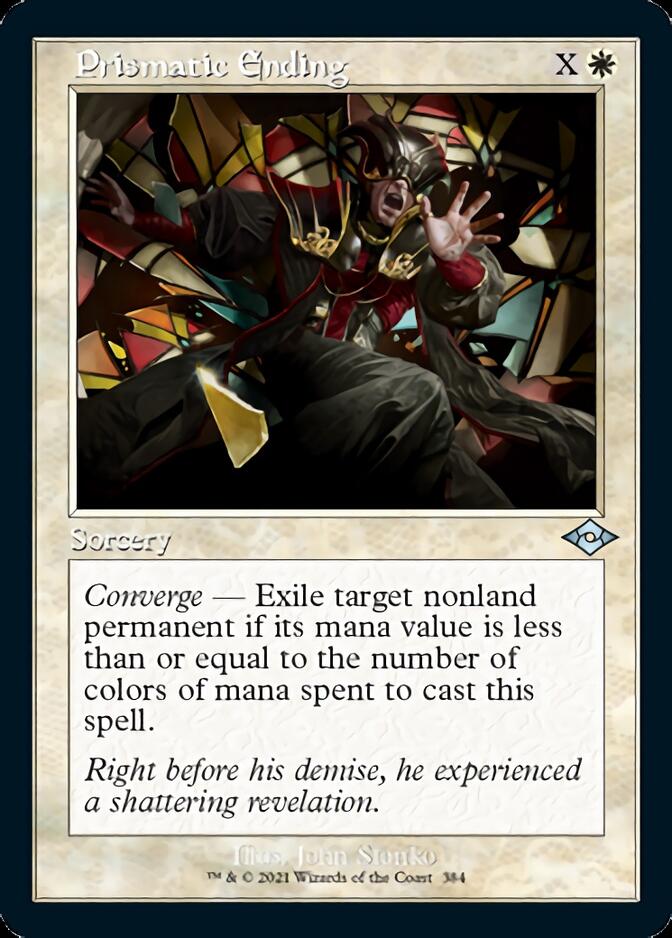 {C} Prismatic Ending (Retro Foil Etched) [Modern Horizons 2][RF ET MH2 384]