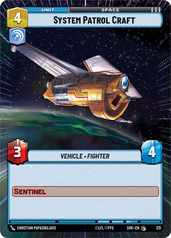 {SW-R}System Patrol Craft (Hyperspace) (331) [Spark of Rebellion]