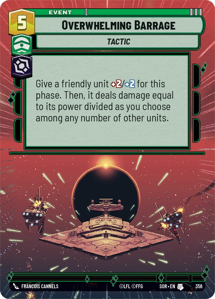 {SW-C}Overwhelming Barrage (Hyperspace) (356) [Spark of Rebellion]