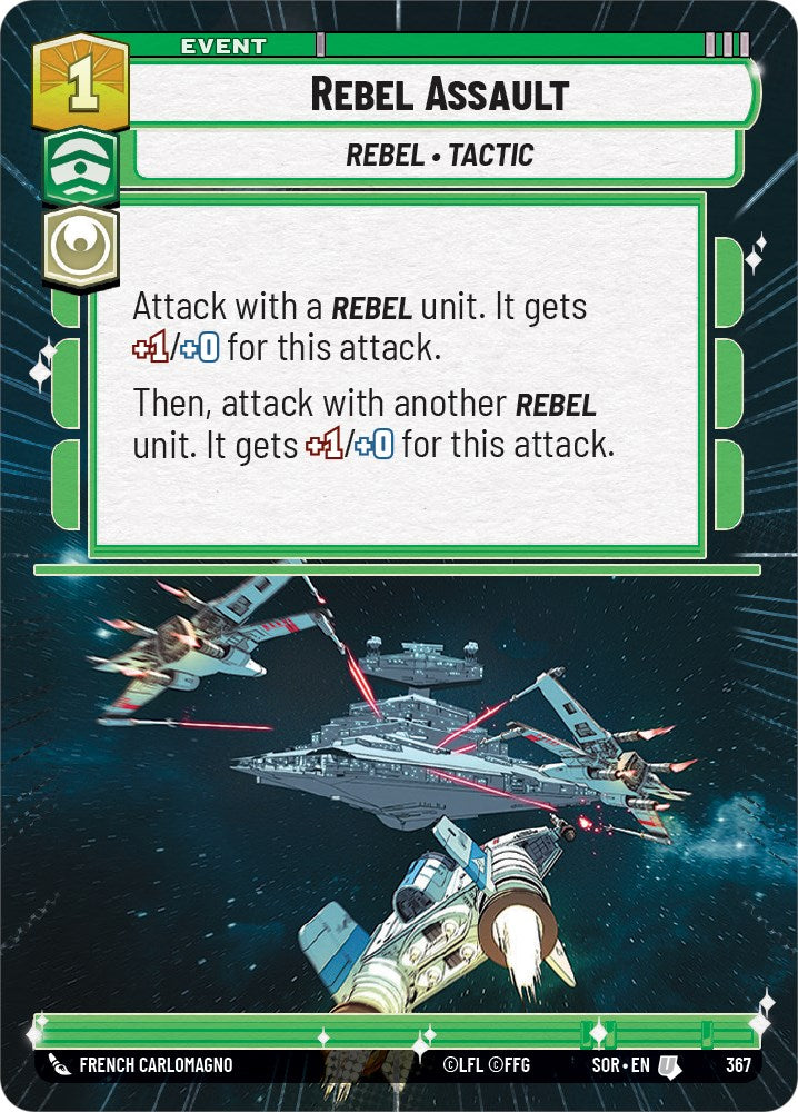 {SW-C}Rebel Assault (Hyperspace) (367) [Spark of Rebellion]