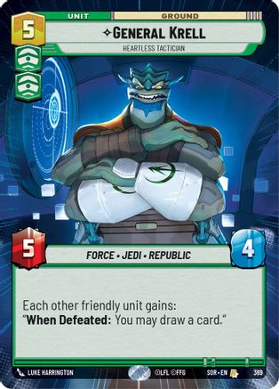 {SW-R}General Krell - Heartless Tactician (Hyperspace) (369) [Spark of Rebellion]