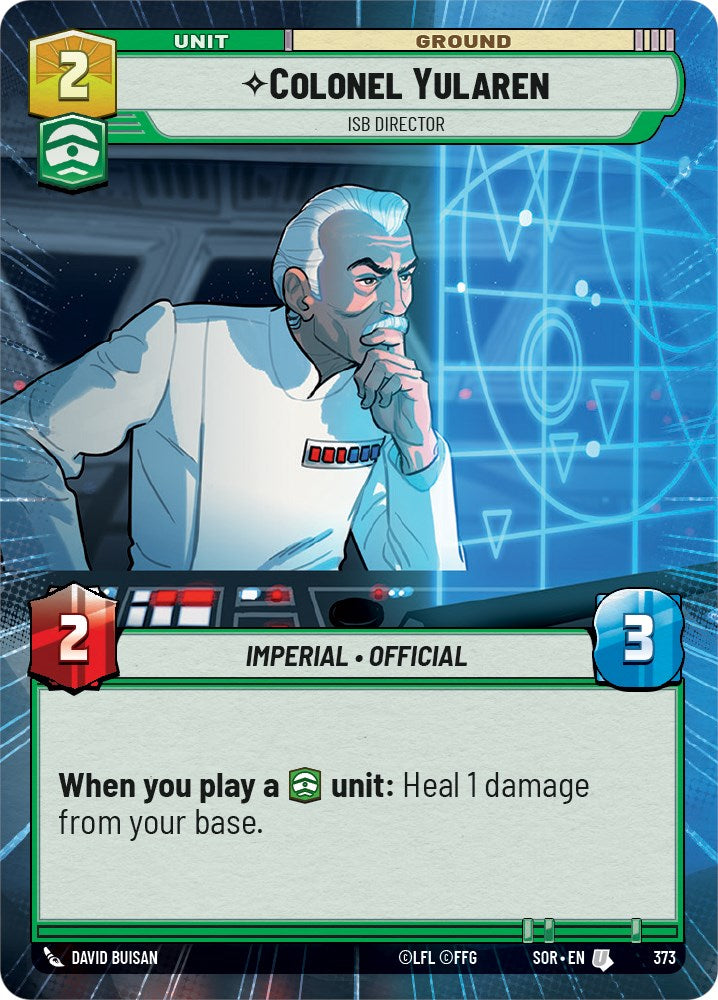 {SW-C}Colonel Yularen - ISB Director (Hyperspace) (373) [Spark of Rebellion]