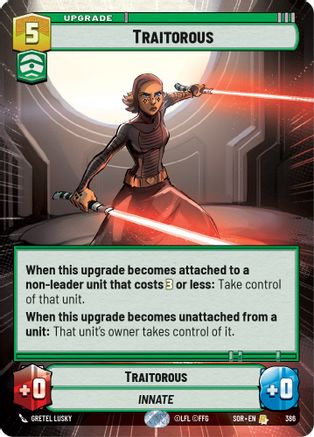 {SW-R} Traitorous (Hyperspace) (386) [Spark of Rebellion]