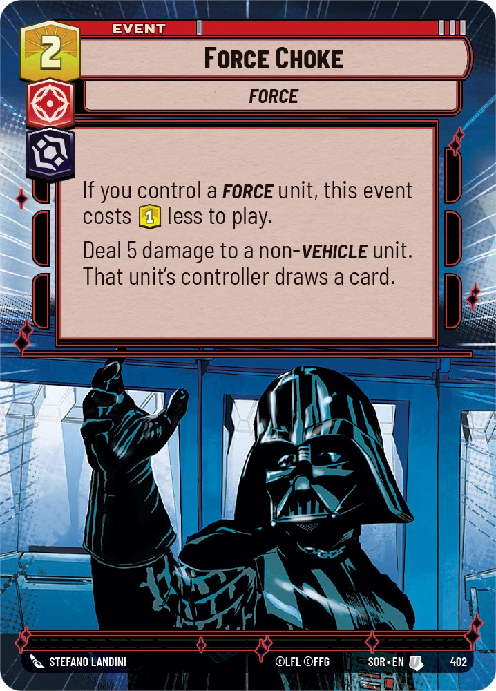 {SW-C}Force Choke (Hyperspace) (402) [Spark of Rebellion]